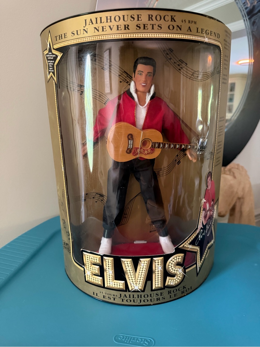 Elvis Presley Collector Doll in Red Jacket with Guitar